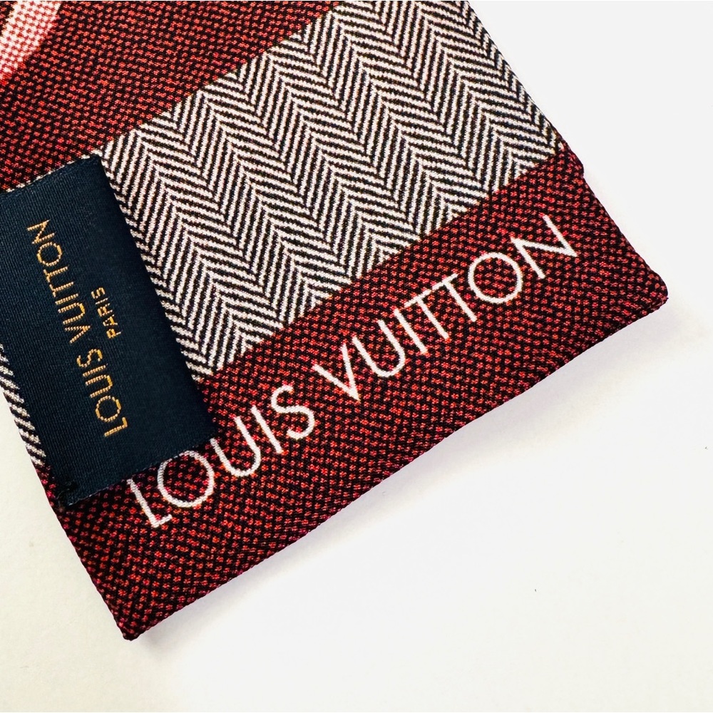Louis Vuitton Silk Motif Since 1854 Bandeau Scarf NWOT - Picture 7 of 9